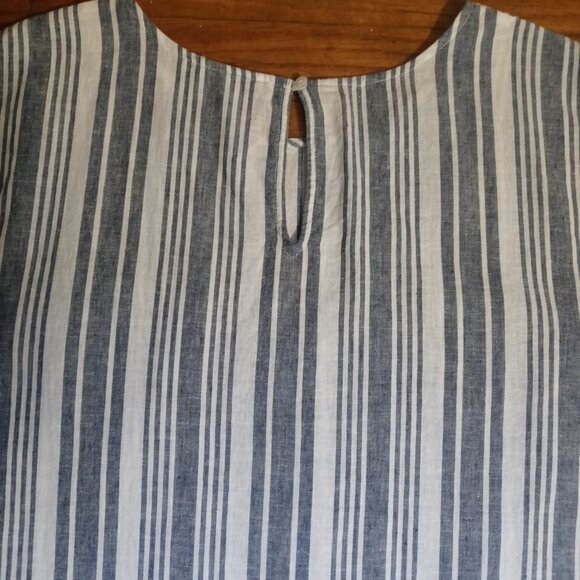 LIZ CLAIBORNE short sleeve linen blend top (XL) - Picture 8 of 12